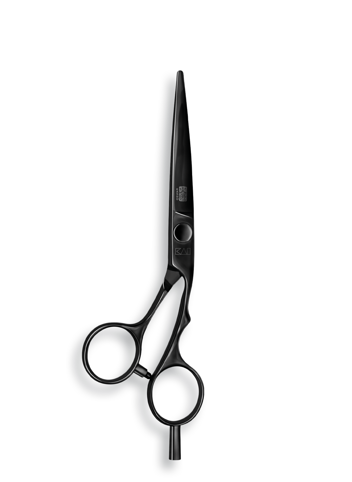 KASHO SILVER BLACK 55" OFFSET SCISSOR – Silver Series 5.5"