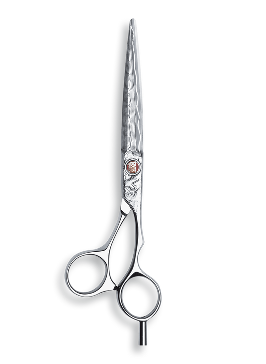 KASHO  DAMASCUS 6.5" OFFSET SCISSOR – Damascus Series 6.5"