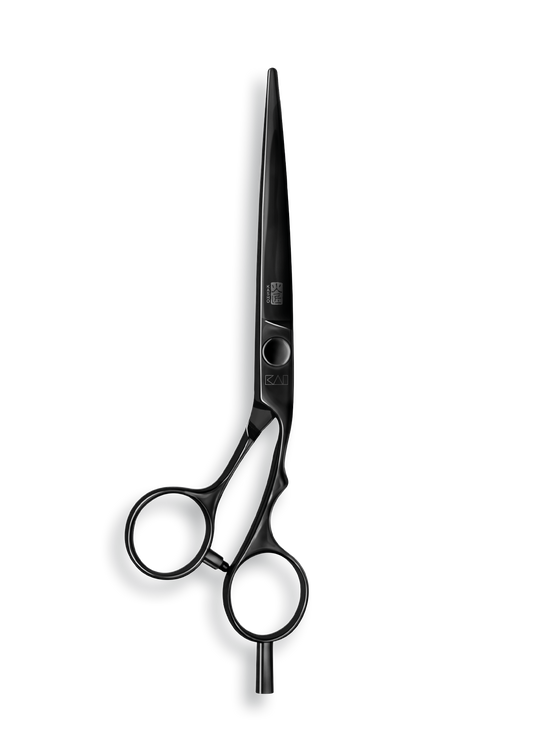 KASHO SILVER SERIES BLACK 6" OFFSET SCISSOR – Silver Series 6.0"