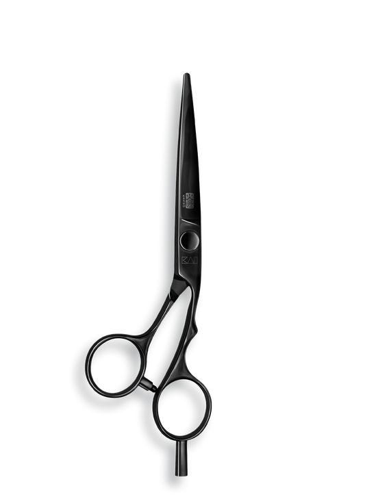 KASHO SILVER BLACK 55" OFFSET SCISSOR – Silver Series 5.5"